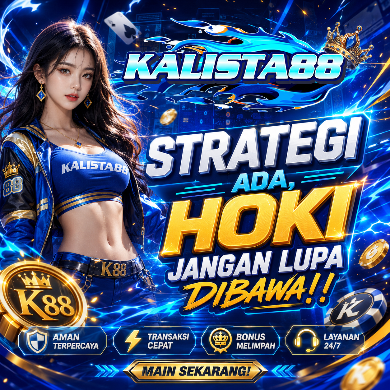 Banner KALISTA88 - Strategi ada, hoki jangan lupa dibawa